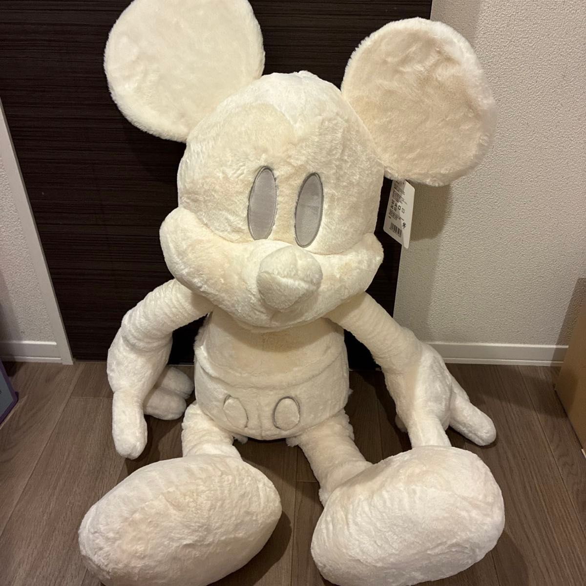 コストコ ミッキーマウス ぬいぐるみ 大きい ホワイト 100サイズ