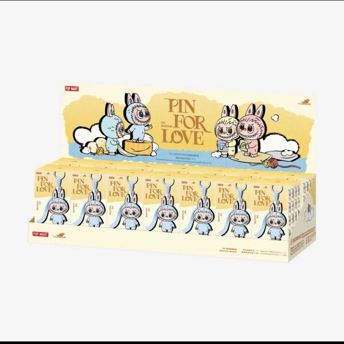 正規品 ラブブ PIN FOR LOVE イニシャル アソートボックス A~M ポップ