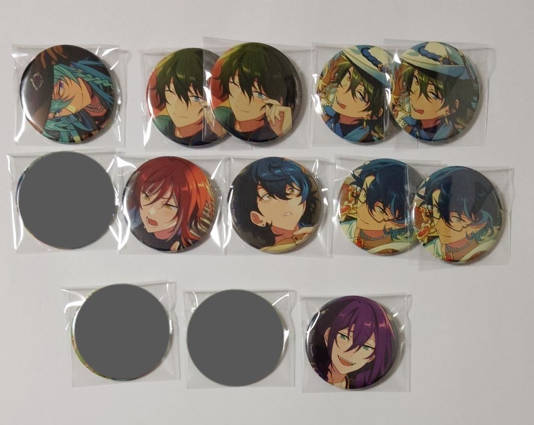 あんスタ ポートレート缶バッジ エス エス ポトレ ポートレート 缶