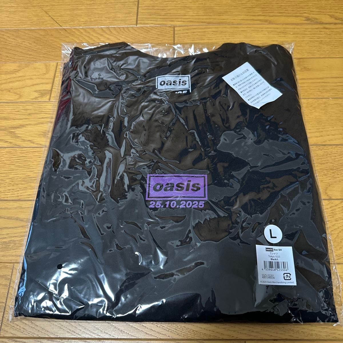 新品 Oasis Live '25 TOKYO 1025 Tシャツ サイズL オアシス 江戸紫