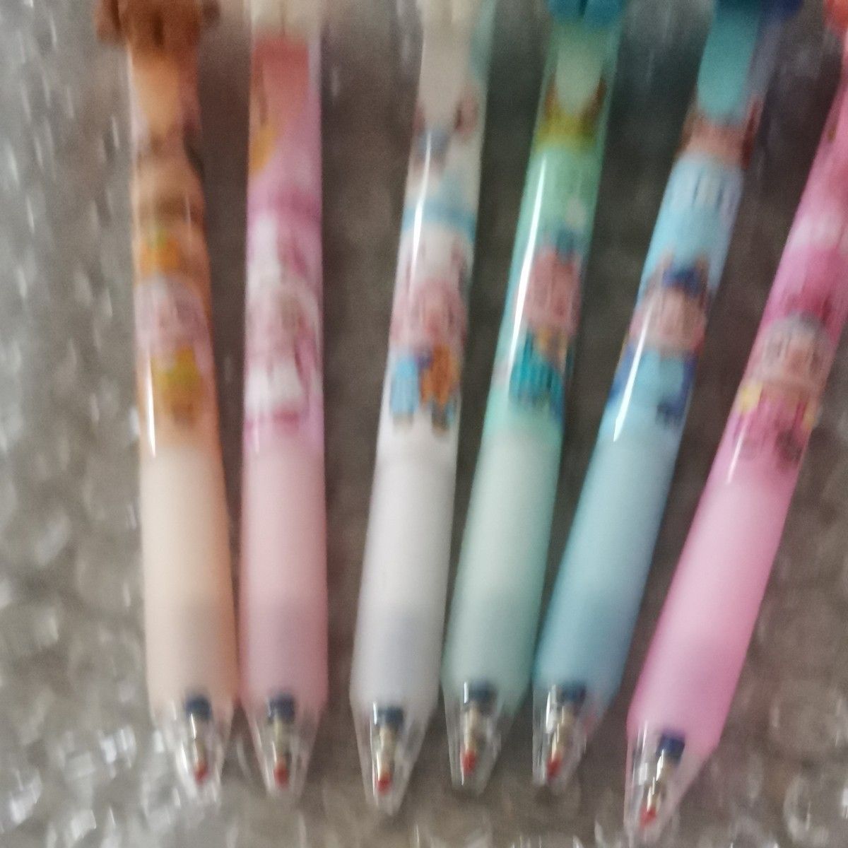 ラブブ LABUBU ボールペン 6本セット 可愛い キャラクター 文具 文房具
