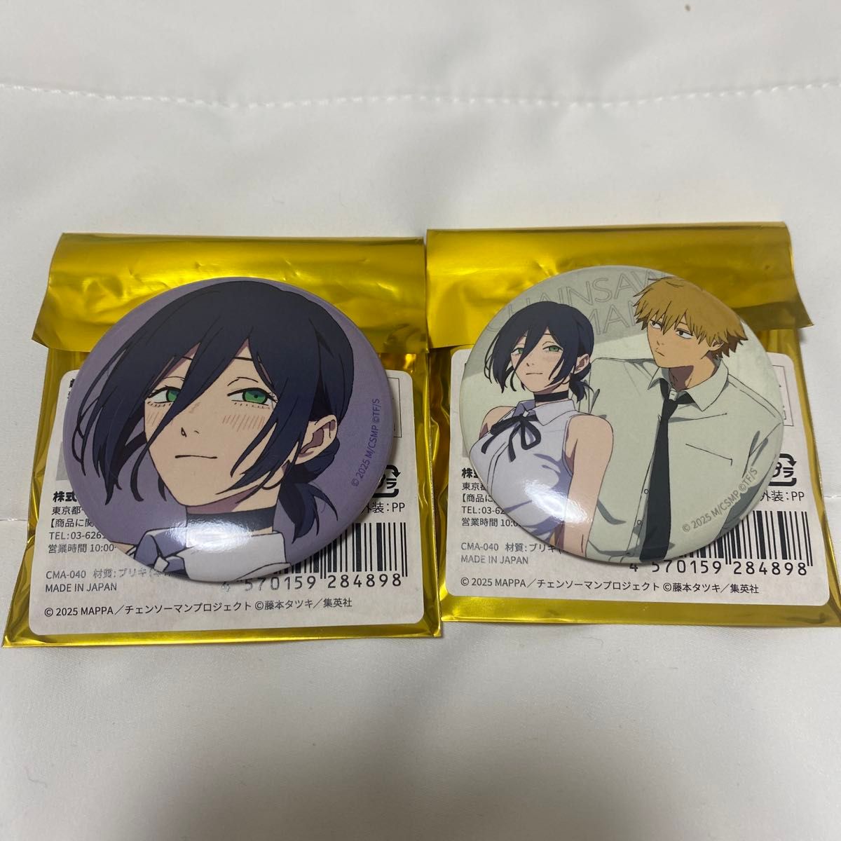 チェンソーマン 劇場版 レゼ篇 レゼ デンジ 缶バッジ キャラバッジ