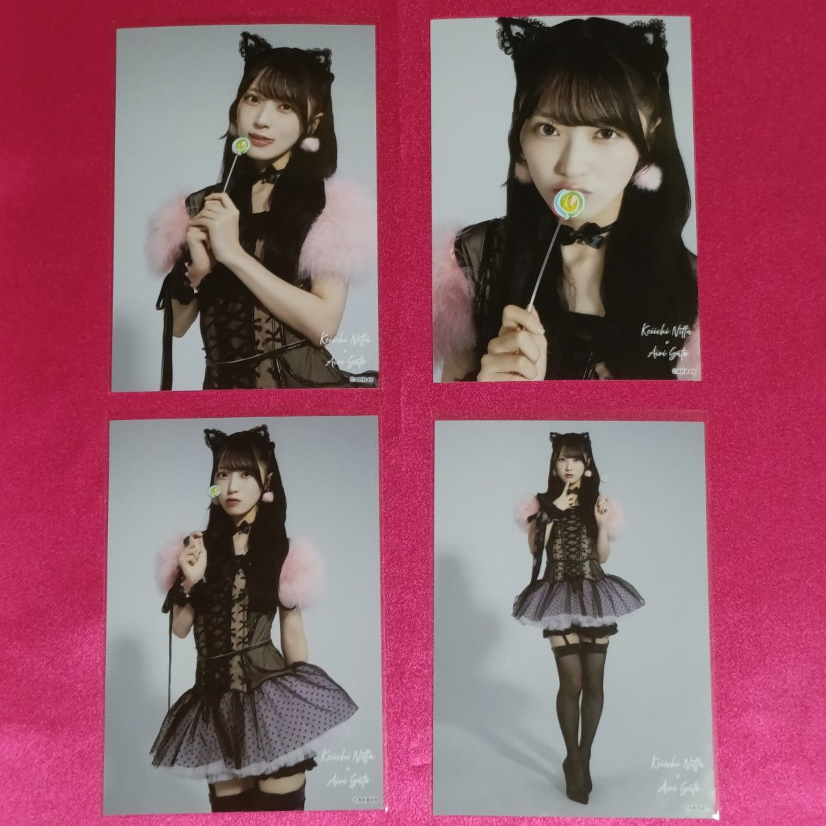 AKB48 佐藤綺星 大丸東京店 大衣装展 ランダム生写真 4種コンプ シャム