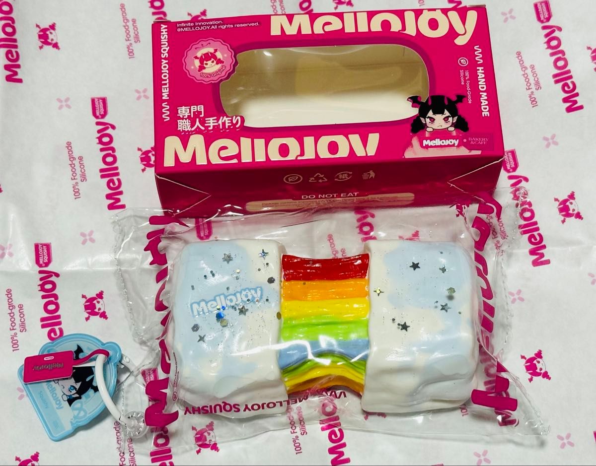 mellojoy スクイーズ 伸びるチーズ レインボー｜Yahoo!フリマ（旧