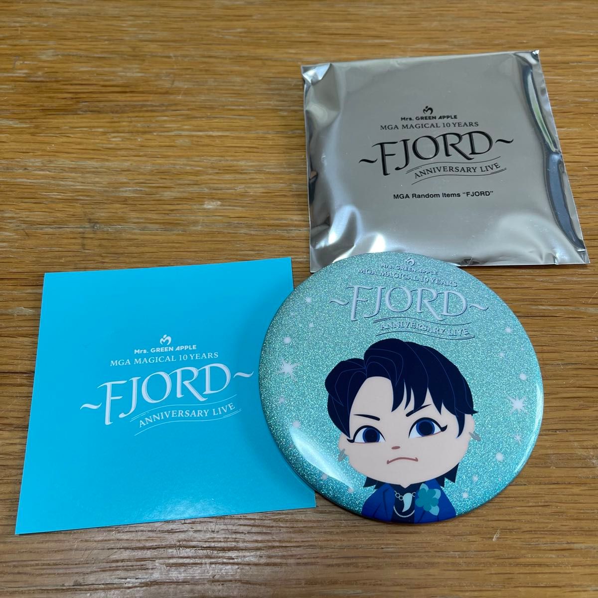 Mrs GREEN APPLE 缶バッジ FJORD フィヨルド 若井滉斗 ミセスグリーン