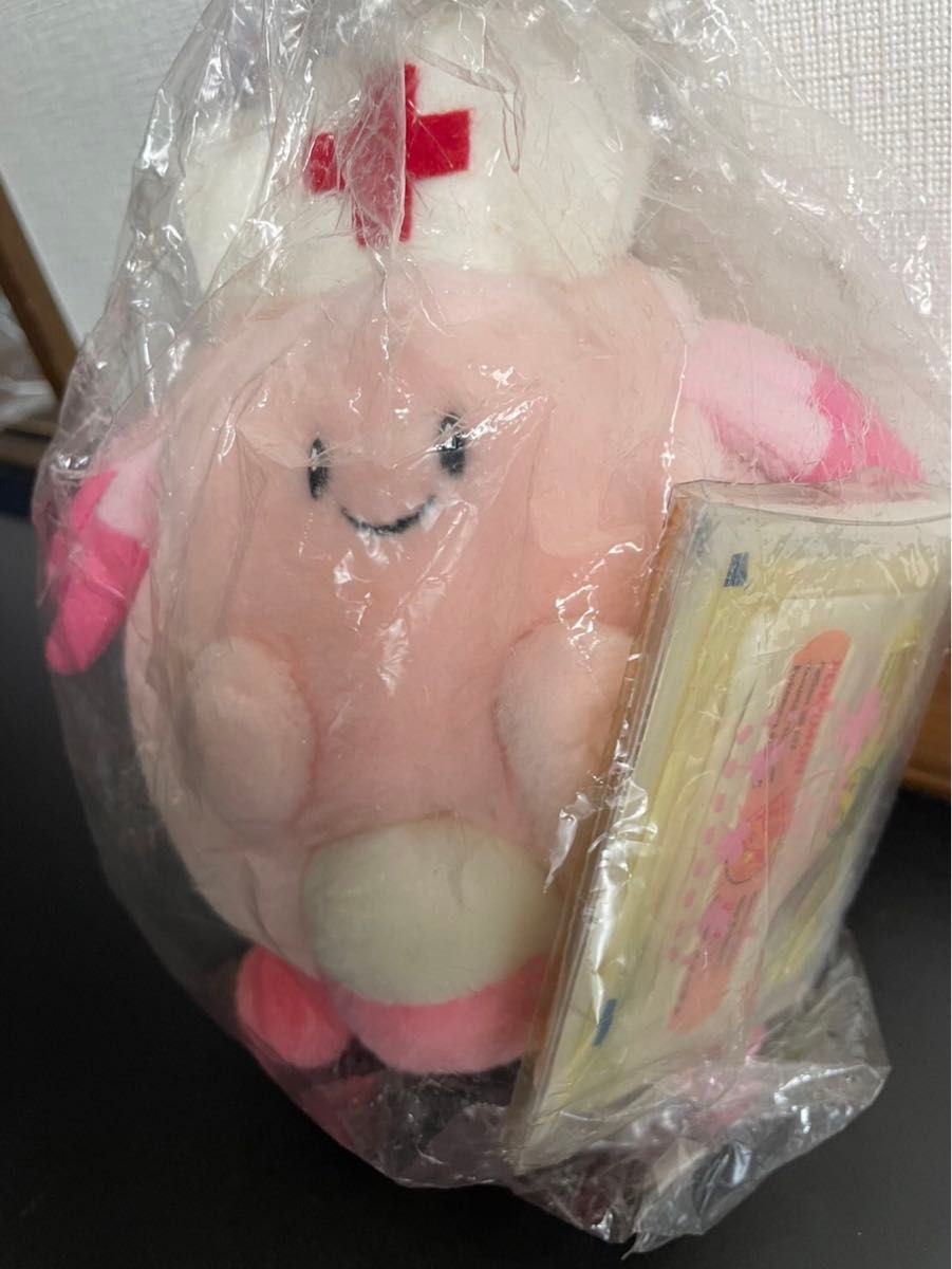 トミー ナース ラッキー ぬいぐるみ タグ付き 絆創膏 ポケモン ポケセン