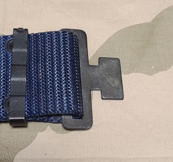 ベトナム戦争装備 希少レア DAVIS型ナイロンベルト青色 ピストルベルト