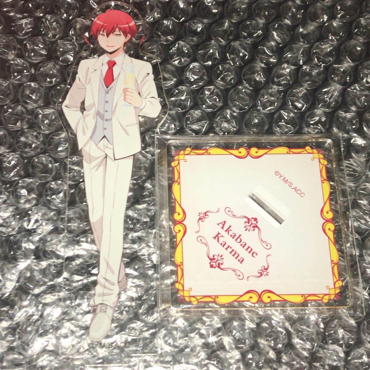 レア 暗殺教室 ダッシュストア ムービック 白スーツ アクリルスタンド