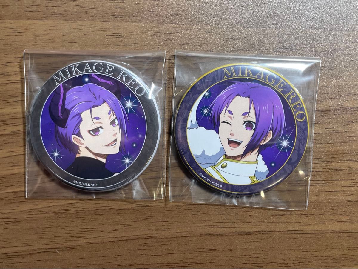 御影玲王 ブルーロック ファボテリア 悪魔 缶バッジ グリッター レア