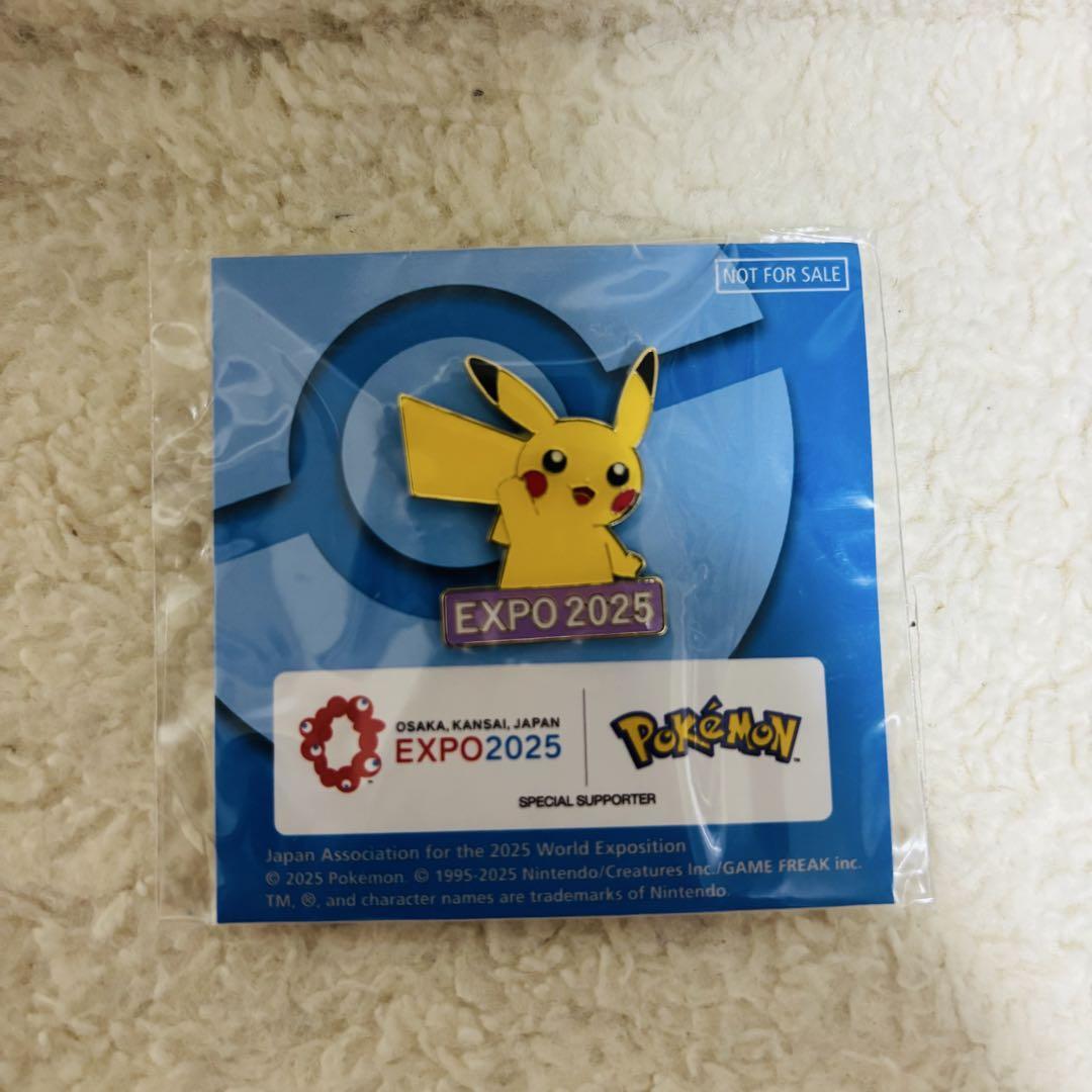 大阪万博 ポケモン ピカチュウ ピンバッジ 非売品 EXPO 2025 大阪