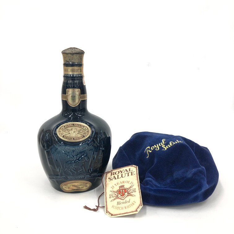 SALUTE ロイヤルサルート スコッチウイスキー 21年 700ml 40% 保存袋