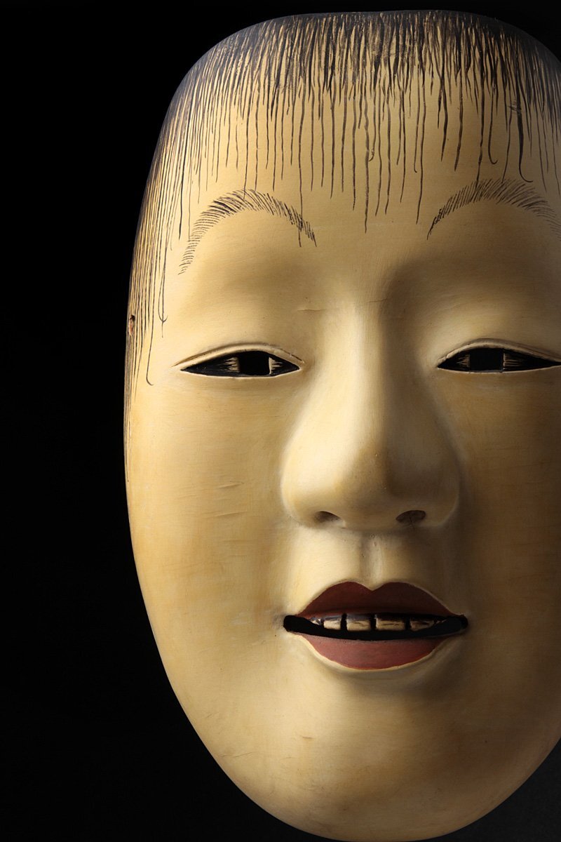 □ 木彫 翁面 能面 骨董 舞楽面 伎楽面 狂言面 神楽面 雅楽面