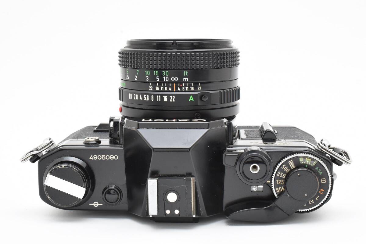 ☆極上品☆ CANON AE-1 ブラック+CANON NEW FD 50mm F1.8 フィルム