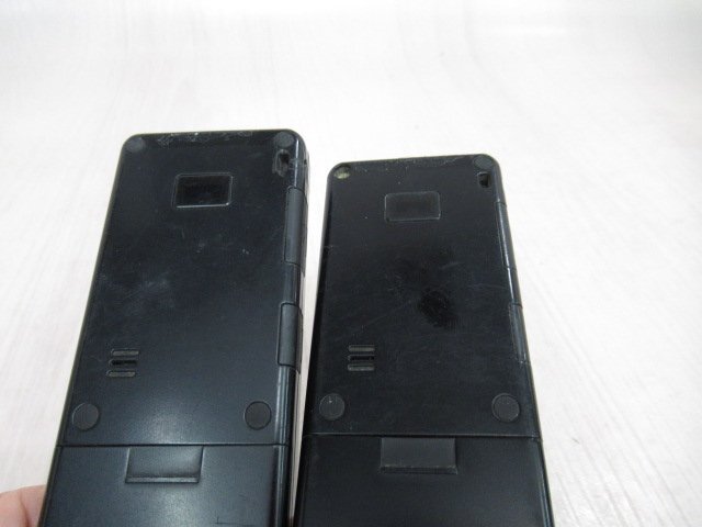 ウィルコム WILLCOM WX330JE D/WX330J-Z E ブラック PHS電話機 2台