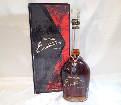10103[I]箱付◇未開栓古酒◇CAMUS/カミュ/EXTRA/エクストラ/ロングネック/