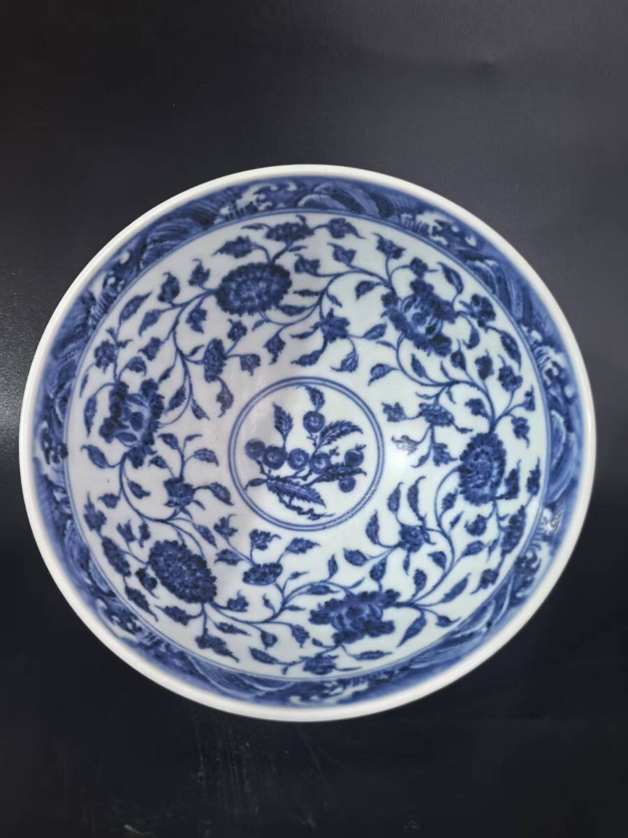 中国古美術 古染付茶碗 明時代