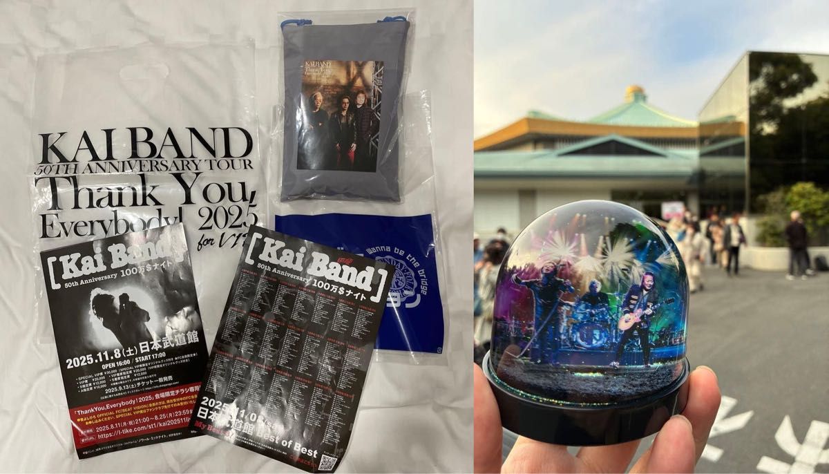 甲斐バンド 50周年ライブ VIP席限定グッズ アクリルスノドーム