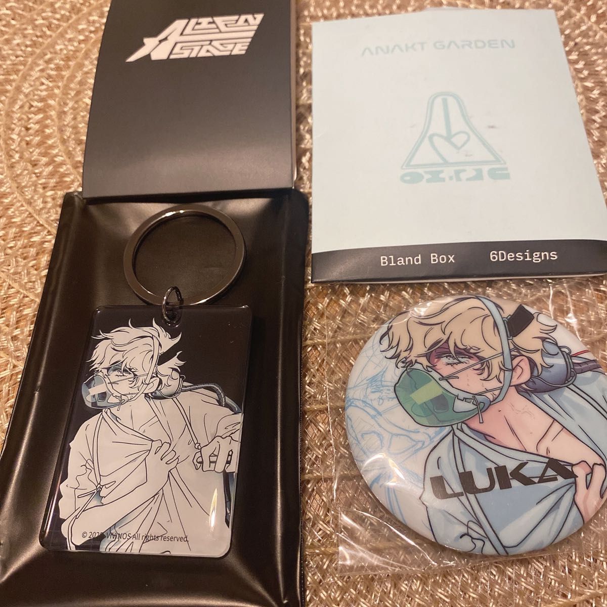 新品未使用】エイリアンステージ エイステ LUKA ルカ キーホルダー 缶