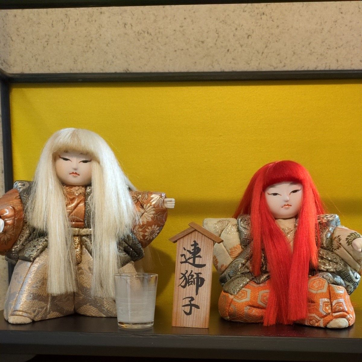 連獅子【日本人形】【ガラスケース付き】｜Yahoo!フリマ（旧PayPayフリマ）