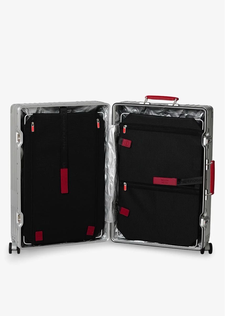 限定色】イノベーター INV5811STP Sterling Silver/Red 70L アルミ