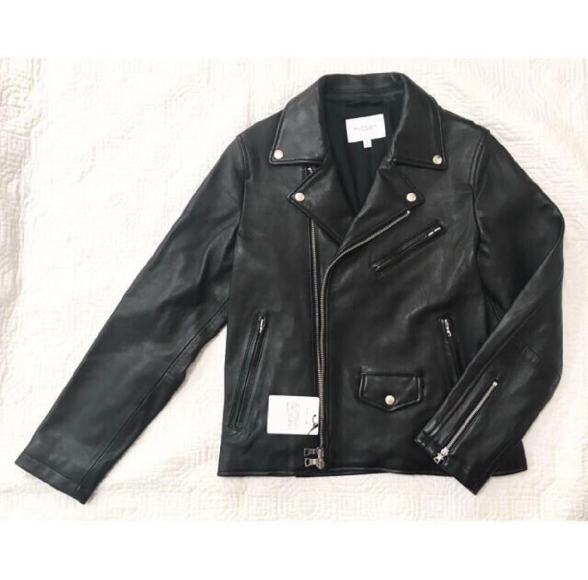 未使用級！』ユナイテッドアローズ 羊革 シングルライダースジャケット