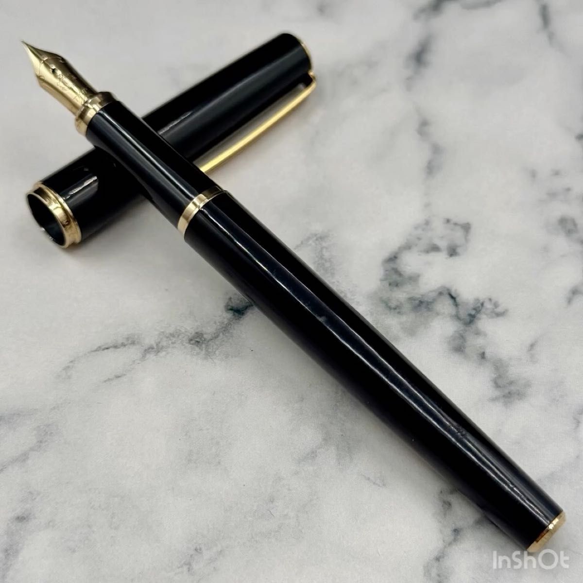 モンブラン MONTBLANC 149 60年代 2本溝 ペン先18C ニブEF モンブラン