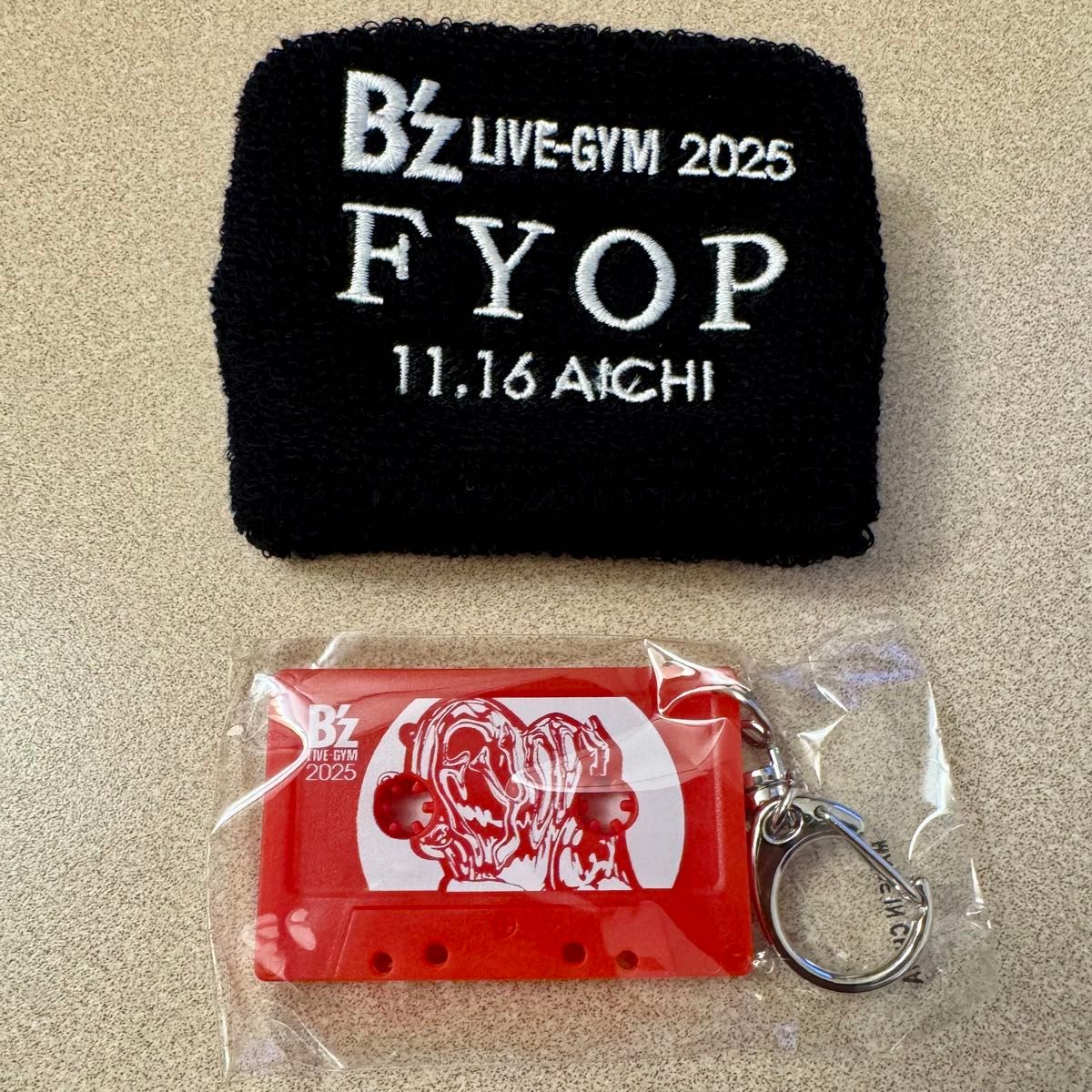 B'z LIVE-GYM 2025 FYOP ガチャガチャ 限定 カセットチャーム リスト