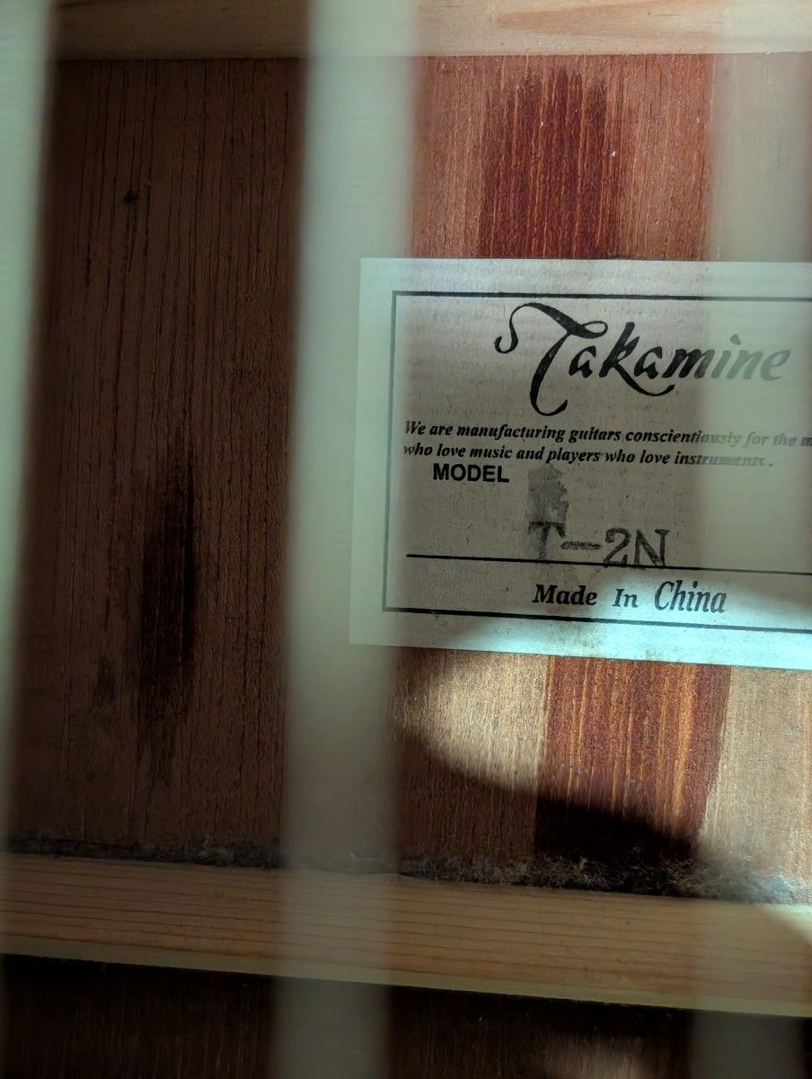 良音/Takamine T-2N 改チューナー付エレアコ 弦低め｜Yahoo!フリマ（旧