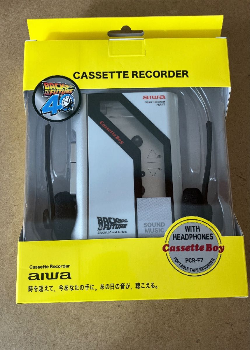 バックトゥザフューチャー カセット ポータブル カセットプレーヤー