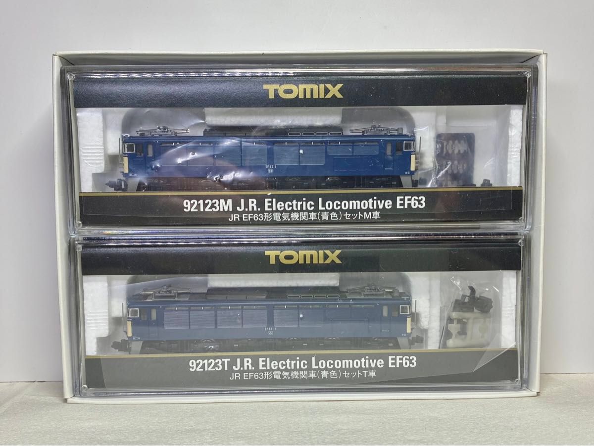 希少品 TOMIX 92123『EF63形電気機関車(青色) 2両セット』｜Yahoo