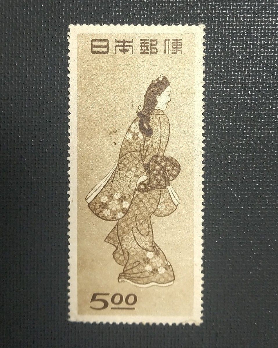 趣味週間の記念 見返り美人/小型シート1枚銭単位 趣味週間の記念