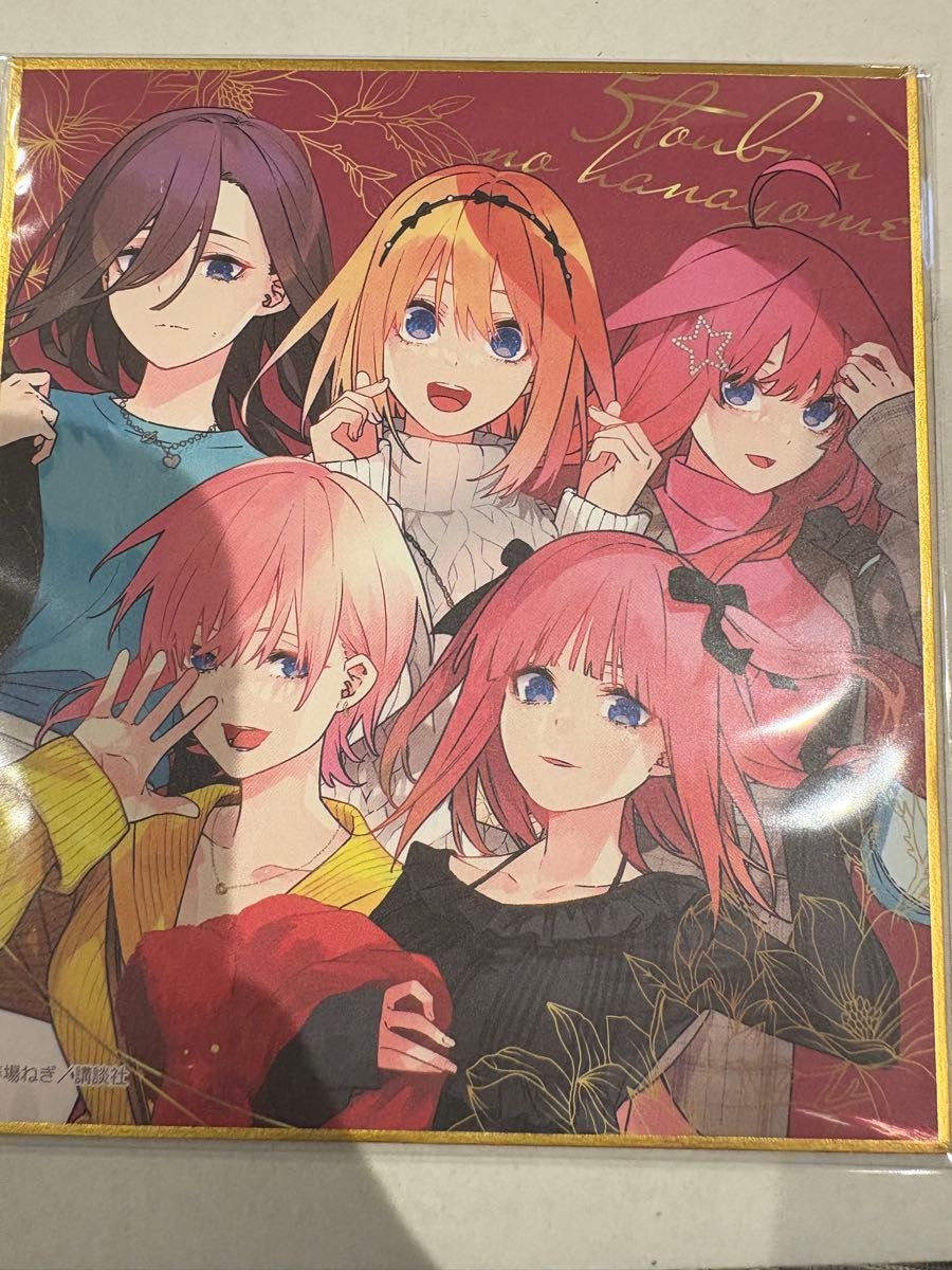 アトレ秋葉原 五等分の花嫁 ミニ色紙 全員集合ver｜Yahoo!フリマ（旧