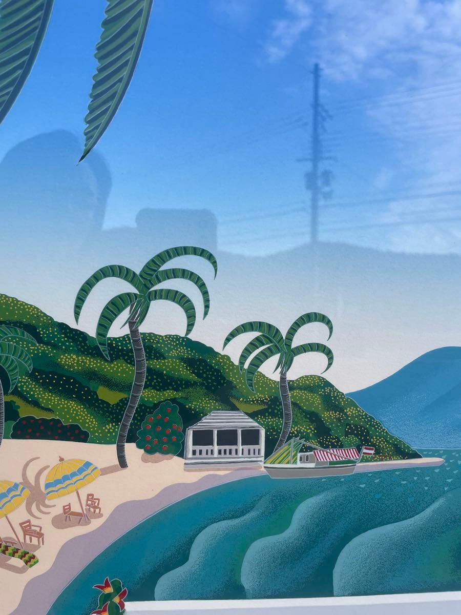 トーマス・マックナイト 「ジオメトリックプール」 限定 直筆サイン