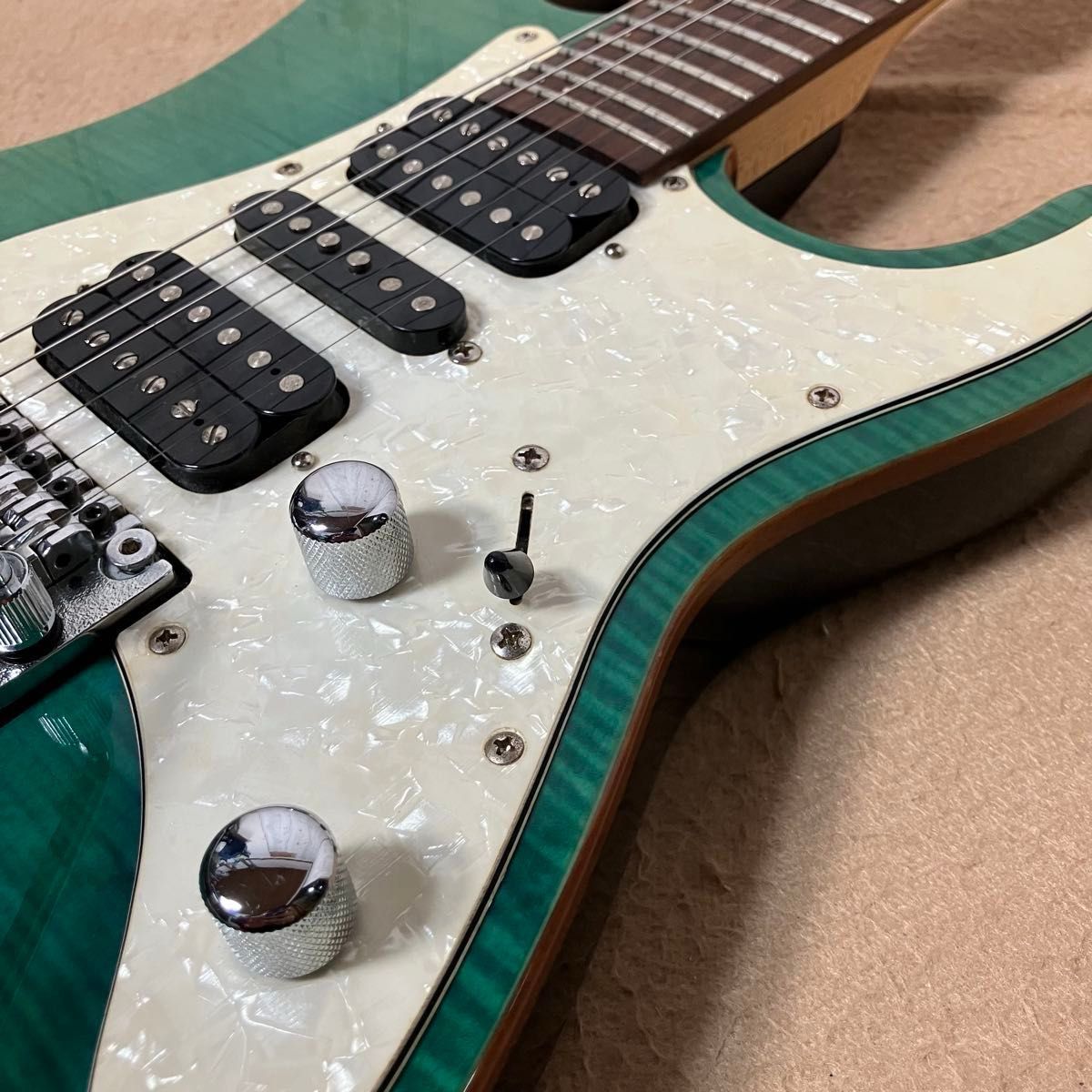 希少】SELVA エレキギター SST-600 グリーン ストラトキャスターモデル