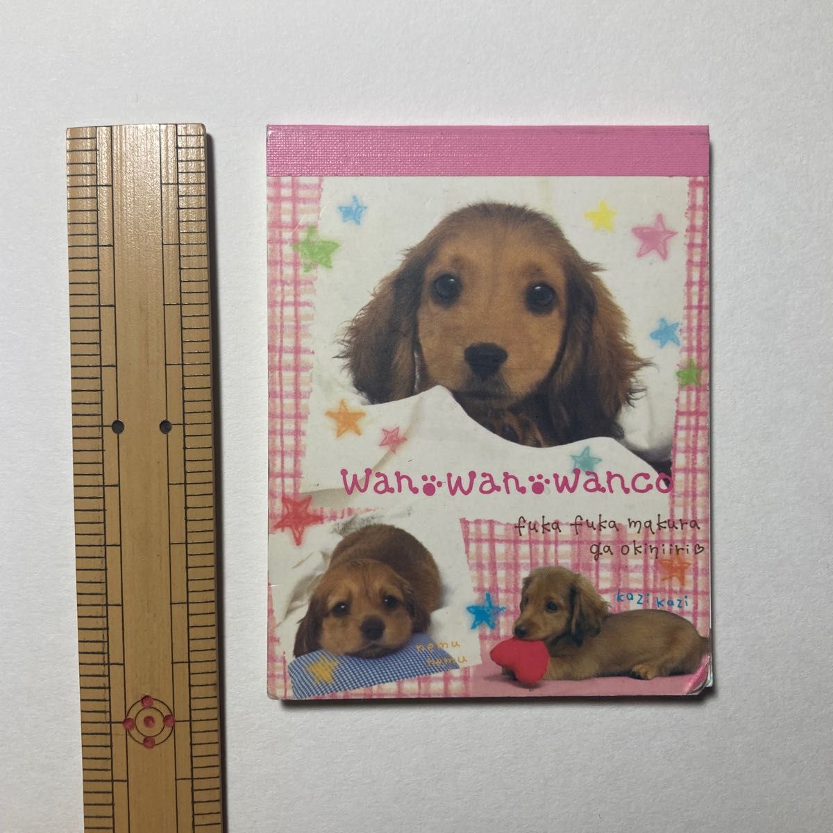 レア 平成レトロ わんわんわんこwan wan wanco 小さめメモ帳