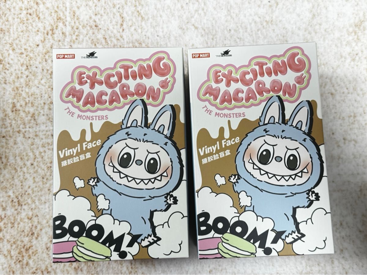 未開封LABUBU ラブブ EXCITING MACARON 2個•正規品 THE MONSTERS