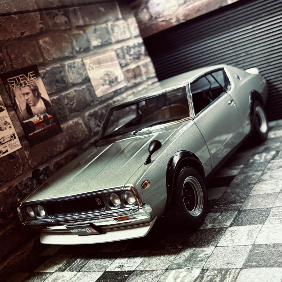 1/18 京商 日産 スカイライン 2000 GT-R ケンメリ KPGC110 ワタナベ