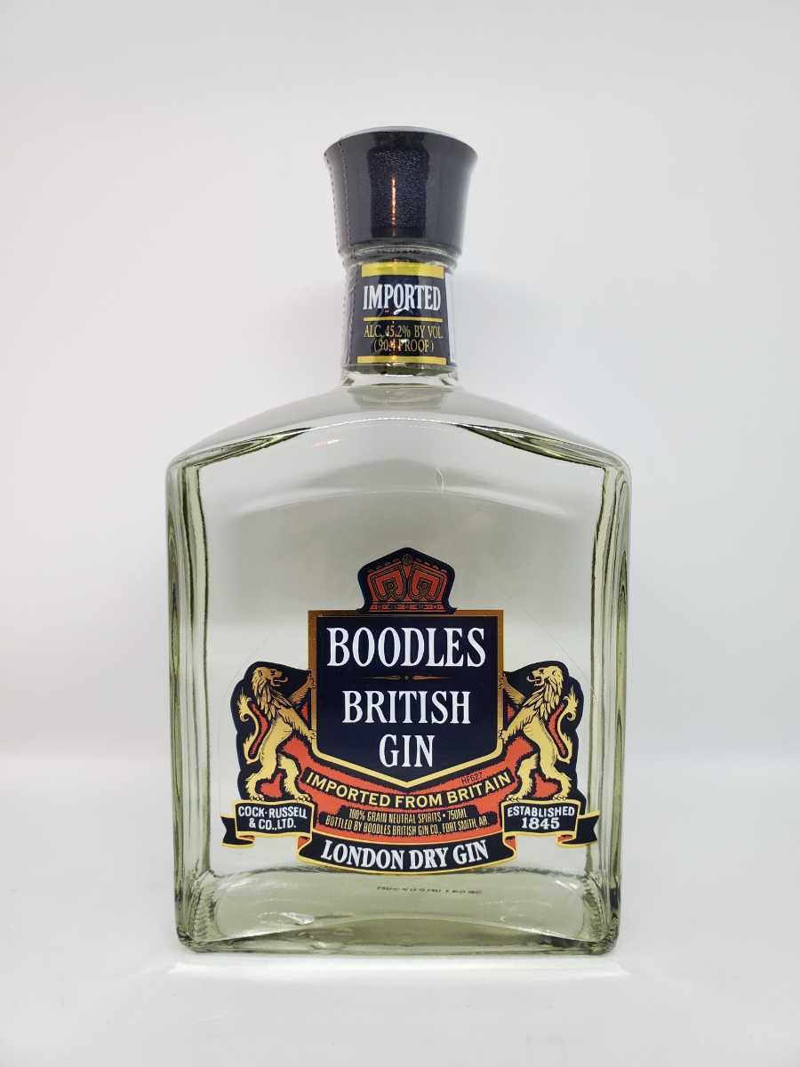 オールドボトル】BOODLES BRITISH GIN ブードルス 45.2% r9