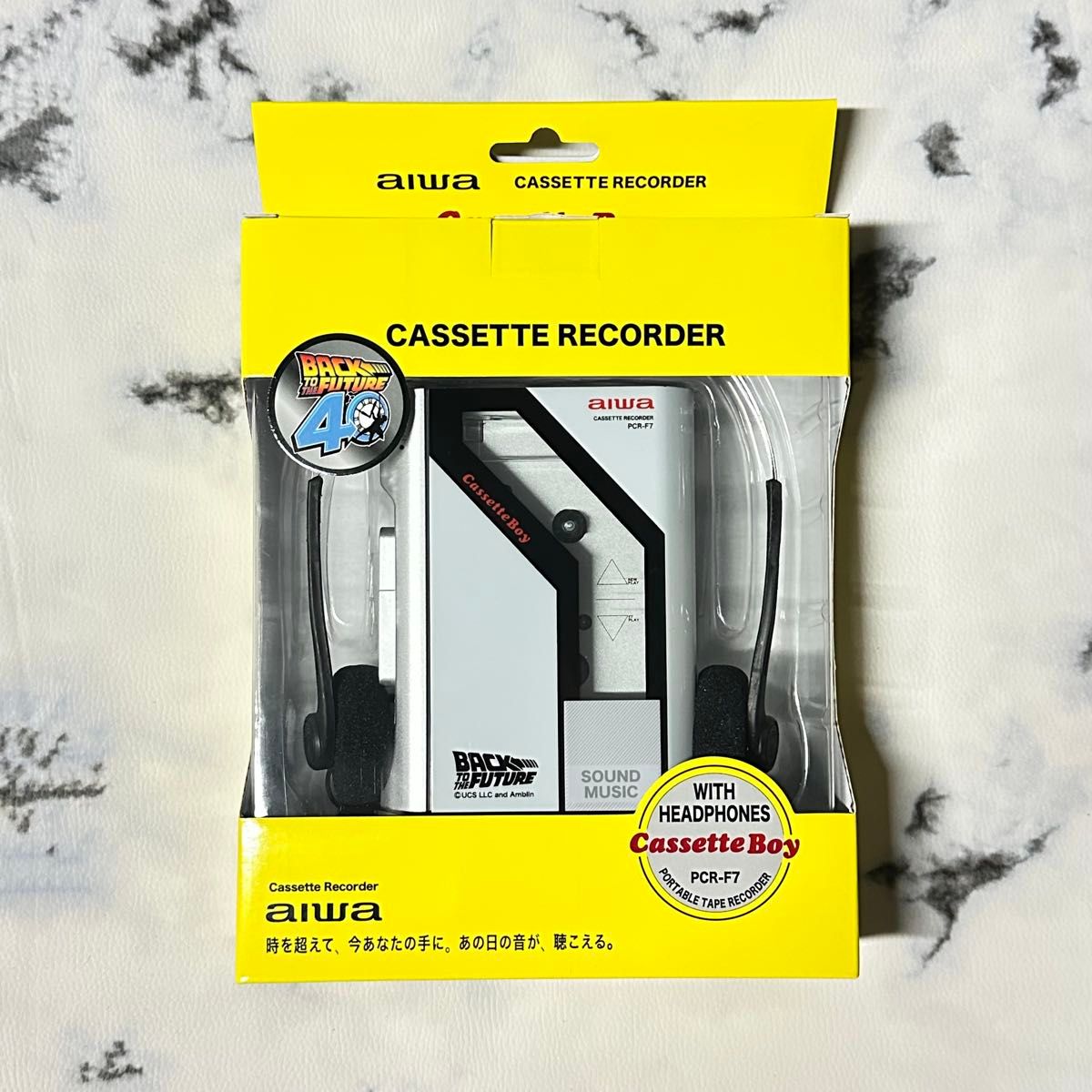 バックトゥザフューチャー 40周年 カセットプレーヤー モバイル