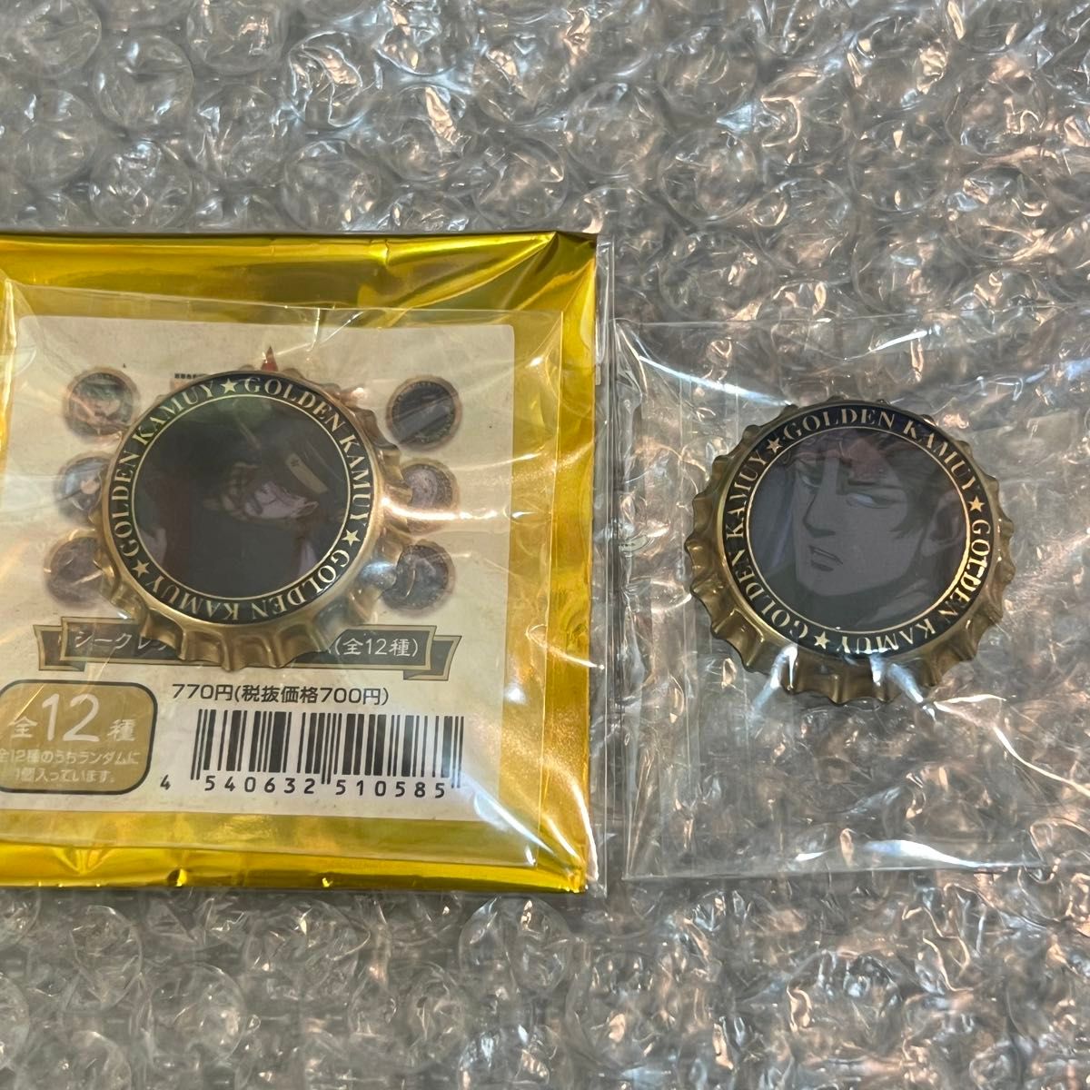 ゴールデンカムイ 札幌ビール工場編 シークレット王冠缶バッジA｜Yahoo