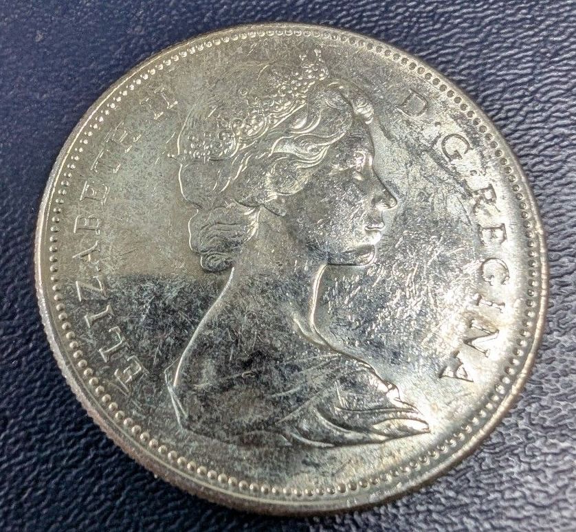 カナダ 1967年 1ドル銀貨 ガン 連邦100周年記念 銀貨 古銭 カナダ