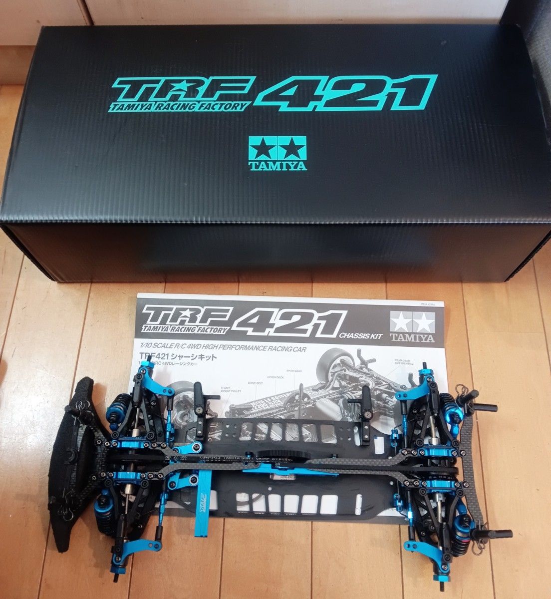 美品】タミヤ TRF421 シャーシキット TAMIYA タミグラ アルミシャーシ