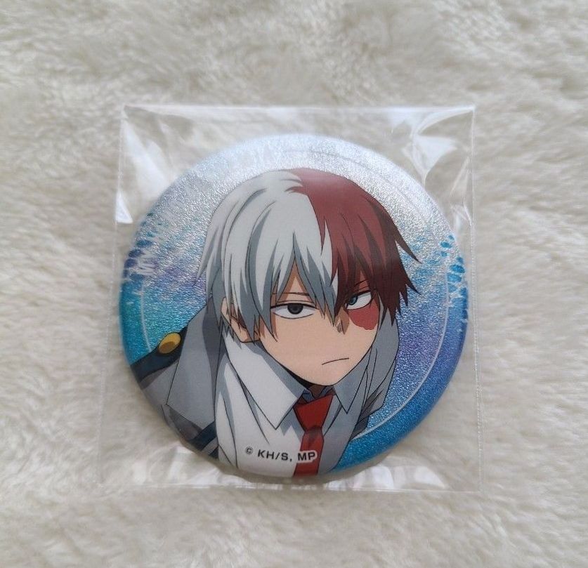 ホークス ヒロアカ グリッターカンバッジ ヒロアカ グリッター缶バッジ