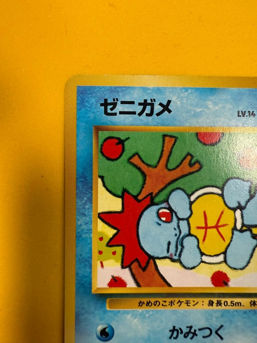 ゼニガメ イントロパック 旧裏 カメックスデッキ 水エネルギー 3枚