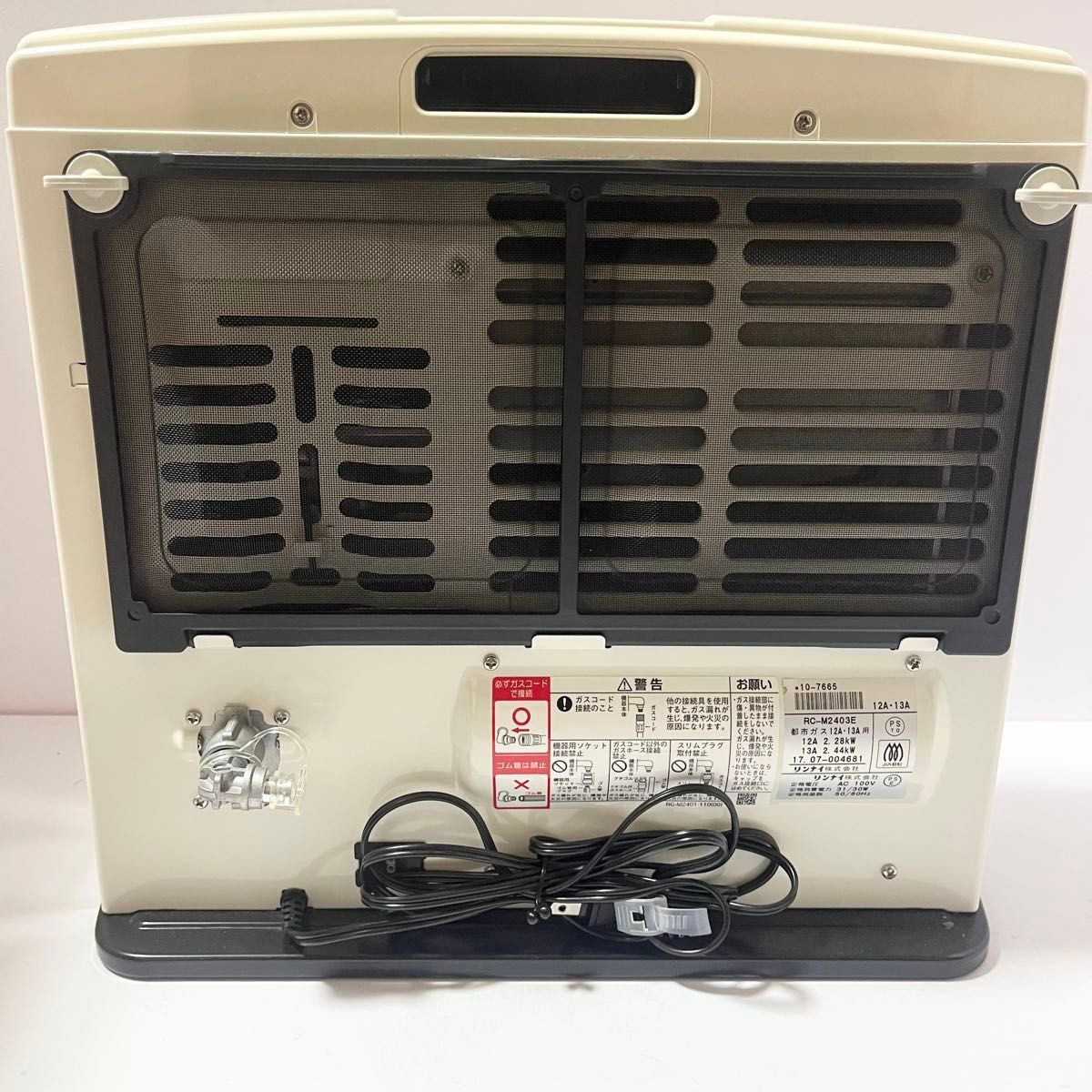 Rinnai RC-M2403E 都市ガス用 ガスファンヒーター Rinnai リンナイ