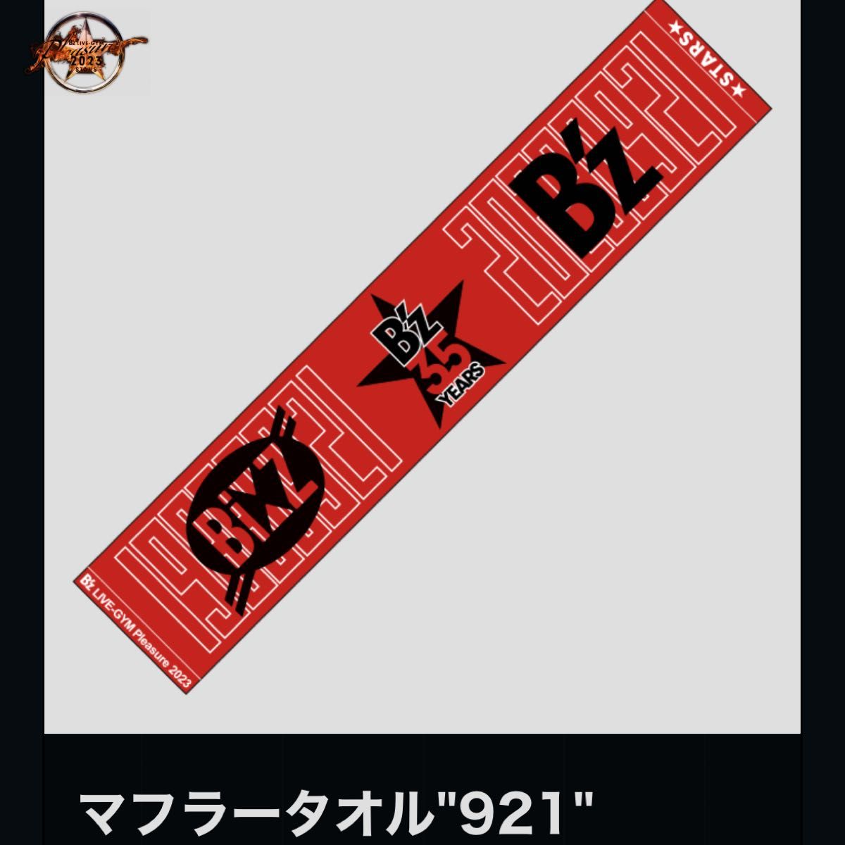 B'z LIVE-GYM Pleasure 2023 STARS マフラータオル 