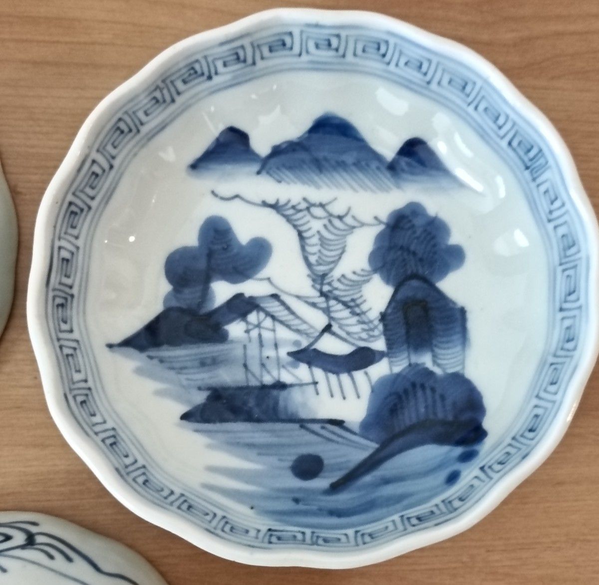 古伊万里 染付山水図なます皿 5枚揃い 伊万里焼｜Yahoo!フリマ（旧