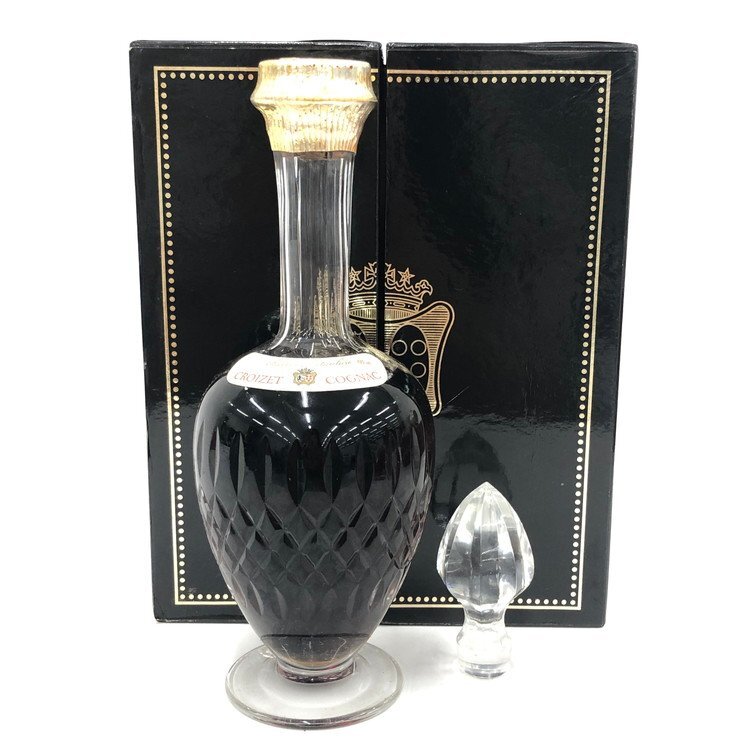 クロアーゼ CROIZET コニャック クリスタルデカンタ 古酒 CROIZET