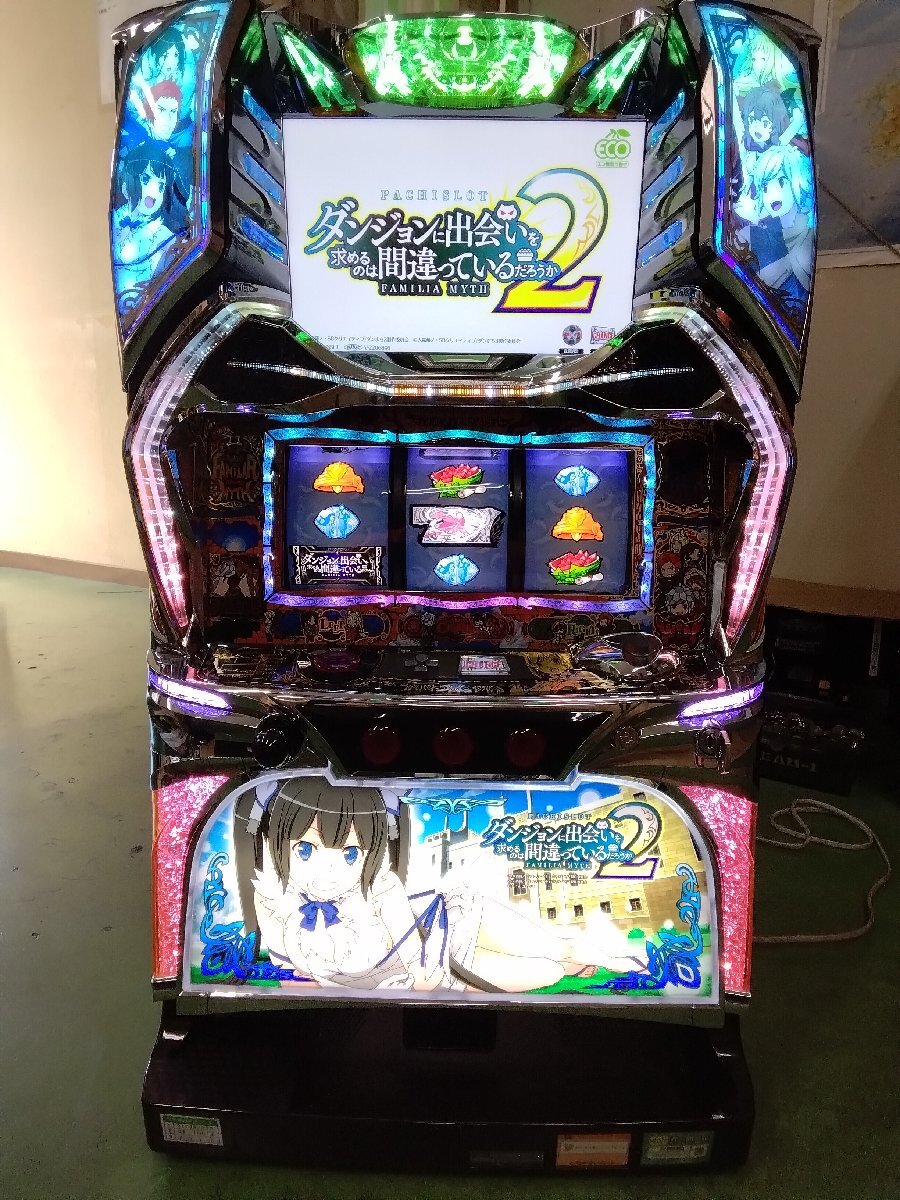 パチスロ 実機 ゼクロスクリエイティブ Sダンまち2（パチスロ