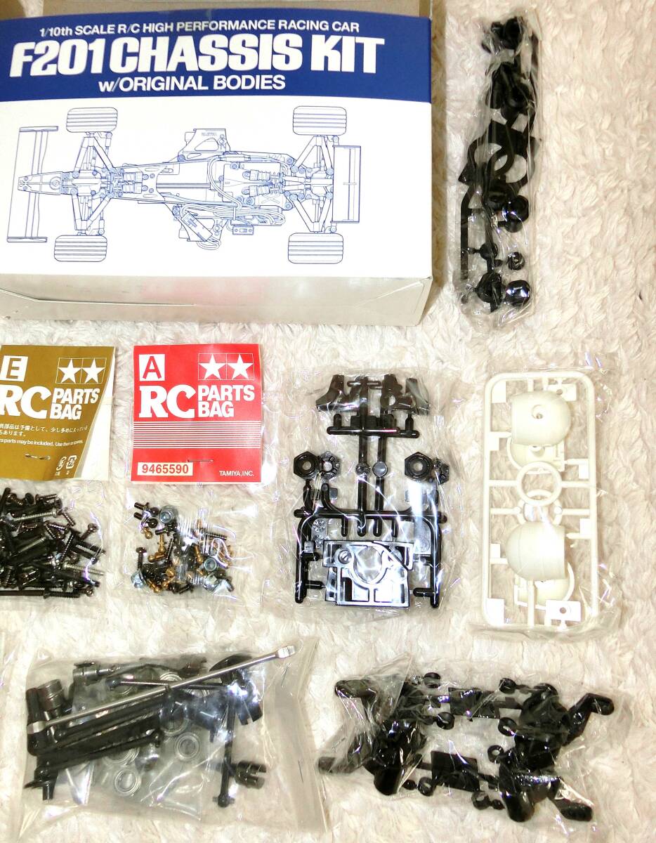 タミヤ F201 シャーシキット 未組立 オリジナルボディ付 タミヤ F201
